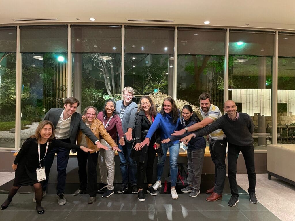 The RAS Women in Engineering Committee (WiE) meet for dinner at IROS 2022 - Kyoto